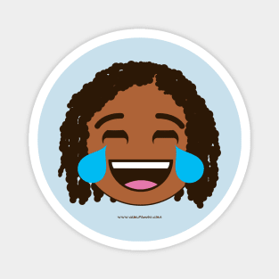 Noiremoji Laughing and Crying Magnet